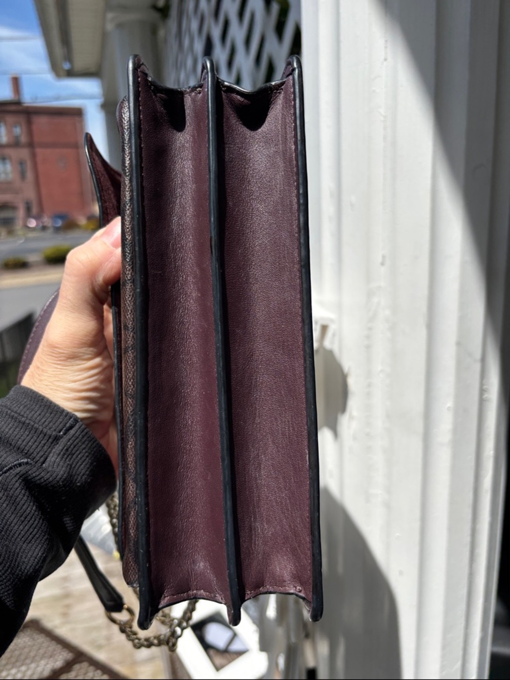 Coach Klare snake print red & brown - Picture 11 of 12